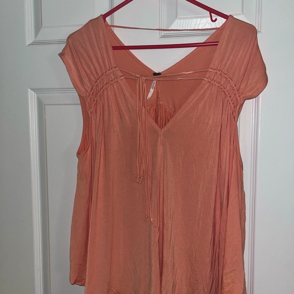 Free People Peach Top
